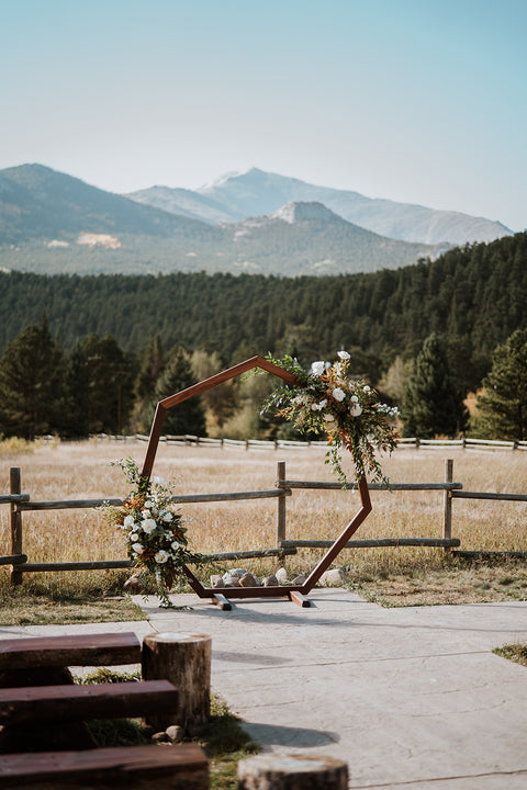 wedding floral arch