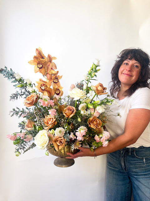large flower arrangement