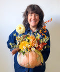 Pumpkin flower arrangement 